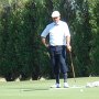 En av spelarna på 18:de green.